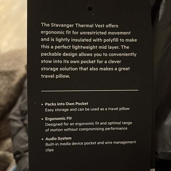 StormTech Outdoor Stavanger Thermal Vest sz Large - Picture 12 of 16